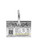 Frontline RO2W two-way standing seam anchor showing the product spec label on the clamp body