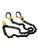 Frontline LIS62RA Elite Lite elastic twin-leg rebar lanyard in Y configuration