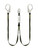Frontline LIS62RDL oil and gas 6 ft double-leg rebar lanyard in Y configuration