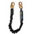 Frontline LES61S-US Patriot 6 ft single-leg elastic shock-absorbing lanyard with snap hooks