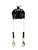 Frontline RPG082SLE leading edge twin 8 ft cable self-retracting lifeline with snap hooks