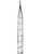 Frontline RLA18B 18 ft webbed rescue ladder shown extended