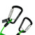 Frontline TLC05 ToolGrip Coil Tool Tether 5 lbs with Double Self-Locking Aluminum Carabiners — Double Self-Locking Aluminum Carabiners