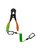 Frontline TLC05 ToolGrip Coil Tool Tether 5 lbs with Double Self-Locking Aluminum Carabiners, 4-Pack — in use on the job site (2)