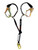Frontline LPO62RADJ Combat 6 ft Tie-Back Double Leg Shock Absorbing Lanyard with Rebar Hooks, 2-Pack