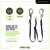 Frontline LPO62RADJ Combat 6 ft Tie-Back Double Leg Shock Absorbing Lanyard with Rebar Hooks, 2-Pack — OSHA and ANSI compliance ratings