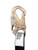 Frontline LPO62SADJ Combat 6 ft Tie-Back Double Leg Shock Absorbing Lanyard with Snaphooks — Snaphooks (2)