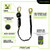 Frontline RPA091TB Tie Back Single Leg Web 9 ft SRL with Tie Back Hook End — features and key benefits