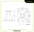 Frontline DAC-FLRMT Confined Space Davit System Floor Mount Base — dimensions and measurements