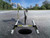 Frontline DAC-HBASE Confined Space Davit System H-Base Modular Base — in use on the job site