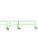 Frontline GUG55 Guardrail 5 ft Rolling Swing Gate | Green, Yellow or Galvanized — complete system view