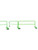 Frontline GUG55 Guardrail 5 ft Rolling Swing Gate | Green, Yellow or Galvanized — complete system view