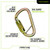Frontline CSQ184 Steel Quarter-Turn Locking Carabiner, 5-Pack — features and key benefits