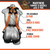 Malta Dynamics Warthog Tongue and Buckle Harness with X-Pad rear features