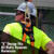 Malta Dynamics B0001 Harness X-Pad shown in use on a worker's full body harness on the jobsite
