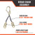 Malta Dynamics C7900 rebar chain assembly callout showing the swivel rebar hook