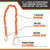 Close-up of the Malta Dynamics C5115 lanyard self-locking steel snap hook with 3,600 lb gate