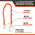 Close-up of the Malta Dynamics C5115 lanyard self-locking steel snap hook with 3,600 lb gate