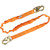 Close-up of the Malta Dynamics C5004 lanyard self-locking steel snap hook with 3,600 lb gate