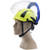 Malta Dynamics HTV0003 clear face shield raised to the stowed position above an APEX safety helmet