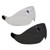 Malta Dynamics safety helmet visors shown in clear and tinted, flip-up anti-scratch eye protection for APEX helmets