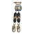 Malta Dynamics C4102D 6 ft Wild Boar twin-leg personal SRL with twin snap hooks and included C1004 dual connector for 100 percent tie-off, Class 1-P, ANSI Z359.14-2021