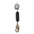 Worker tied off 100 percent on a Malta Dynamics Wild Boar twin-leg personal SRL while transferring between anchor points, Class 1-P