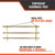 Malta Dynamics TR1000 temporary guardrail post feature detail, 2x4 lumber rail bracket