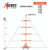 Malta X1000E working diameter and overhead reach chart