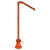 Malta X525 floor-mounted overhead anchor, 25 ft single-worker tie-off point bolted to a concrete floor