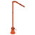 Malta X525 floor-mounted overhead anchor, 25 ft single-worker tie-off point bolted to a concrete floor