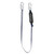 FallTech C8256 6 ft ViewPack single-leg energy-absorbing lanyard with steel snap hooks, CSA Z259.11-17 certified