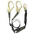 FallTech 8242Y3 6' WeldTech Y-Leg Rebar-Hook Lanyard, steel rebar hook