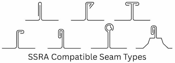 SSRA1 Compatible seam profiles