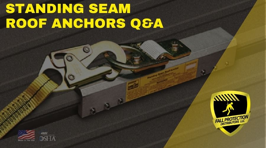 standing seam tie off anchors