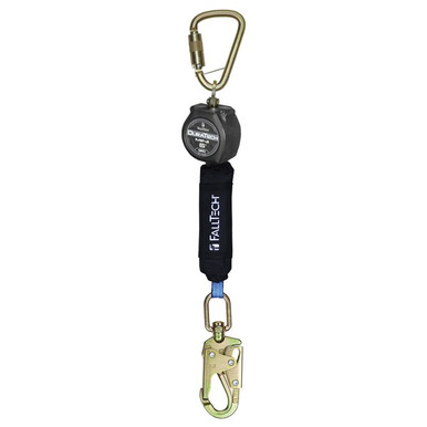 FallTech 72706SB2 Mini 6ft Web SRL, Steel Carab Swivel Snap FallTech 72706SB2 DuraTech Mini 6 ft web personal SRL, Steel Carab Swivel Snap, ANSI Z359.14 or CSA Z259.2.2