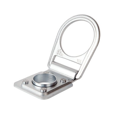 FallTech 7452AC rotating deck anchor for rebar attachment with swivel D-ring