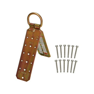 FallTech 7410M hinged reusable anchor for steel deck and metal roofing