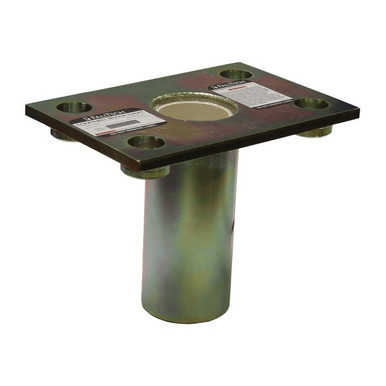 FallTech 65020BFZ Flush-Mount Fixed Davit Base, Bolt-Down Zinc