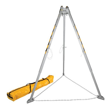 FallTech 7276T Confined Space Tripod 5 to 8 ft with Technora Kit