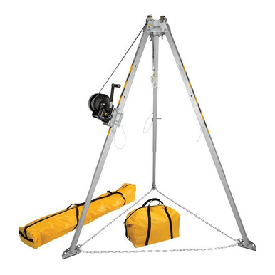 FallTech 7507T 8 ft Tripod Kit with 60 ft Technora Winch