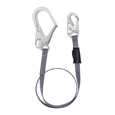 FallTech 82063 Web Restraint Lanyard with Rebar Hook, 6 ft