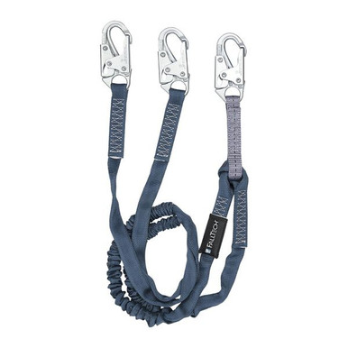 FallTech 8259Y Internal Shock Absorbing Lanyard, 6 ft Y-Leg
