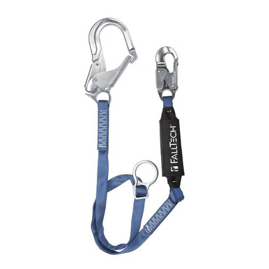 FallTech 825623A ViewPack Tie-Back Lanyard, 6 ft Single