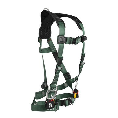 FallTech 19103DQC FT-1910 3D Standard Non-Belted Full Body Harness, Quick-Connect Leg Adjustment