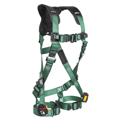 FallTech 1910FQC FT-1910 Fit 1D Standard Non-Belted Women's Full-Body Harness, Tongue Buckle Legs