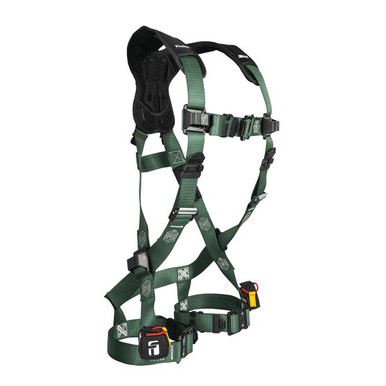 FallTech 1910QC FT-1910 1D Standard Non-Belted Full Body Harness, Quick-Connect Leg Adjustment