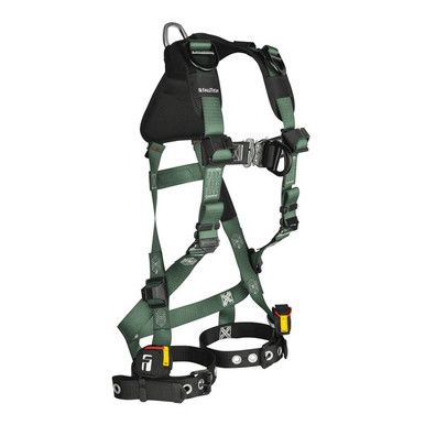 FallTech 1910SFD FT-1910 4D Retrieval Climbing Full Body Harness, Tongue Buckle Leg Adjustment
