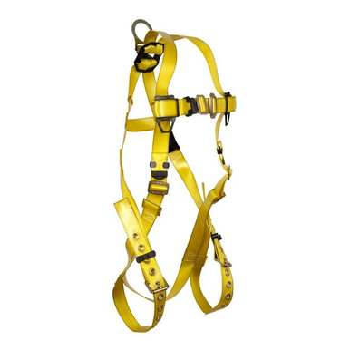 FallTech 7016PCX Contractor 1D Coated Web Standard Non-belted Full Body Harness