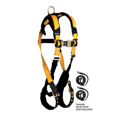 FallTech 7021FD Journeyman Flex Steel 2D Climbing Non-belted Full Body Harness